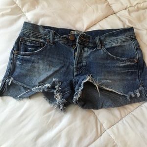 Free people Jean shorts