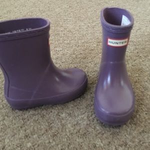 Like new toddler HUNTER RAINBOOTS