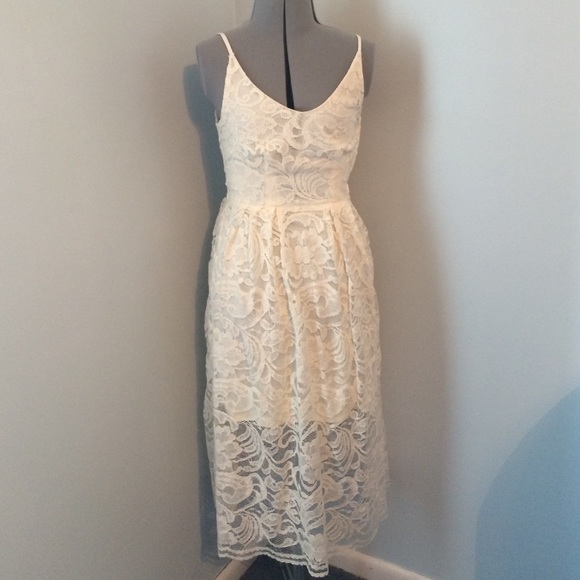H & M Ivory Lace Dress Sz. 4
