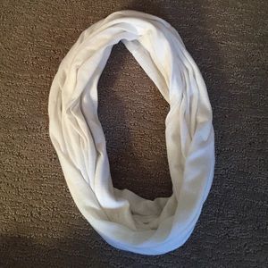 White Infinity Scarf