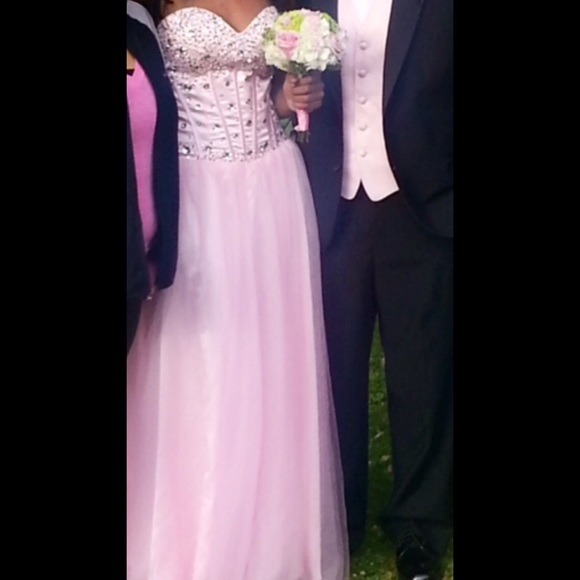 Pink GOWN ! Size 4 ! worn once.