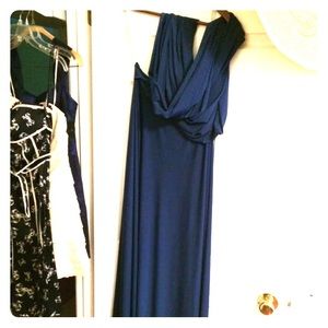 Dessy Group convertible navy dress