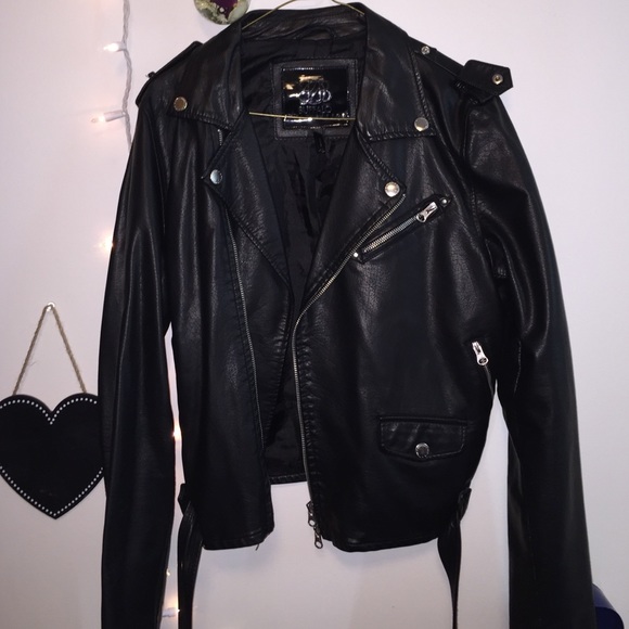 Buffalo David Bitton large leather jacket