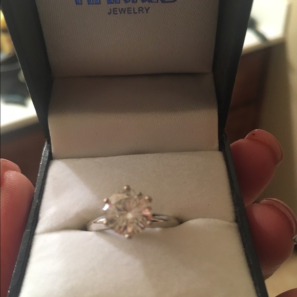 2 carat Moissanite ring. Size 5.5 or 6
