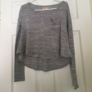 casual, heather gray Hollister sweater