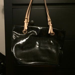 Black AUTHENTIC Michael kors jet set tote