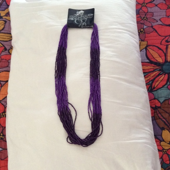 Long beaded necklace
