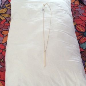 Gold statement necklace