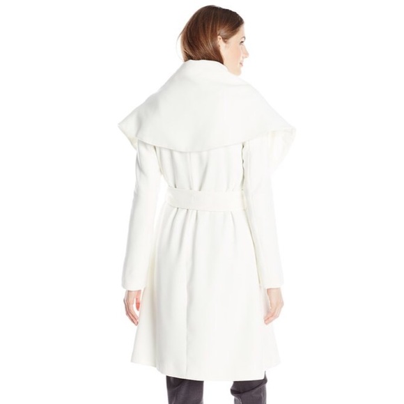 || HP || Keepsake | Ivory Cape Tie Front Wrap Coat - Picture 3 of 3