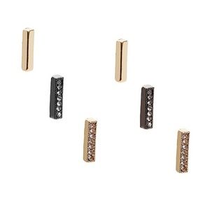 One Wink Line Trio Studs - 3 Pack