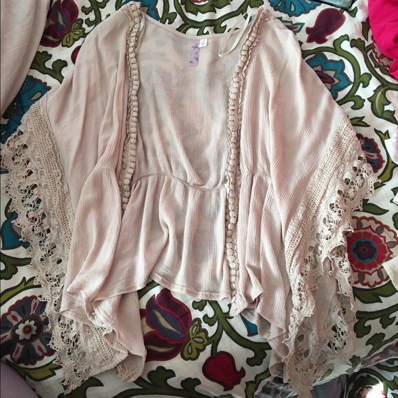 Francesca's open cardigan