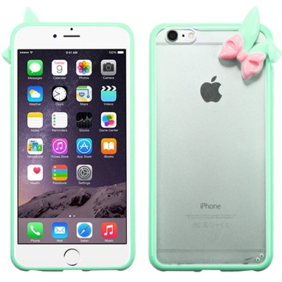 iPhone 6s/6 Mint Green Case Only📱Super Cute!