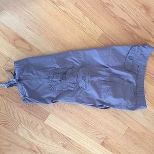 Columbia cropped pants with pockets and ties