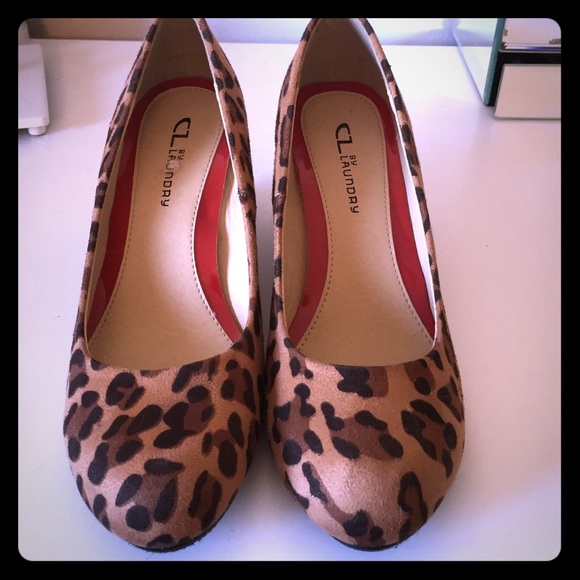 NWOT. Leopard Wedges! ❤️