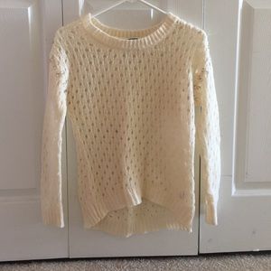 cream sweater