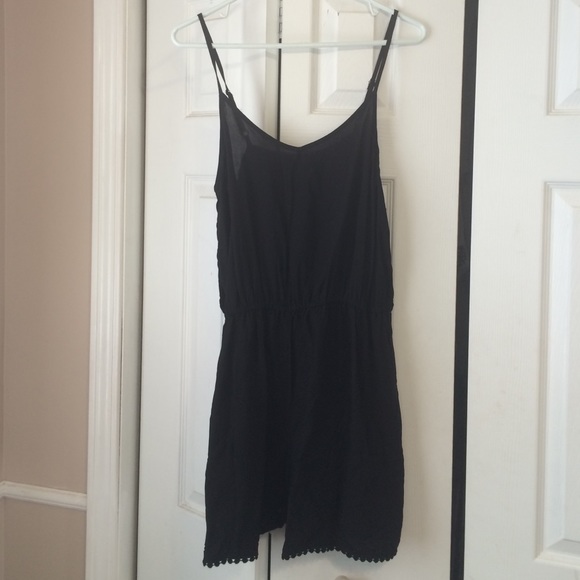 Black dress built in shorts