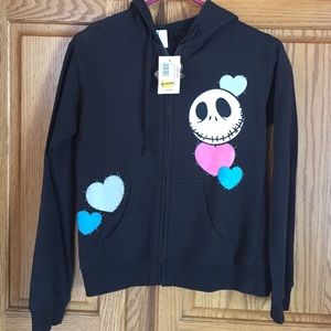 Jack Skellington zip up hoodie