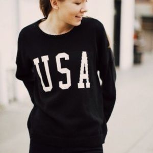 black USA brandy sweater