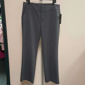 New Daisy Fuentes sz 14 gray dress pants