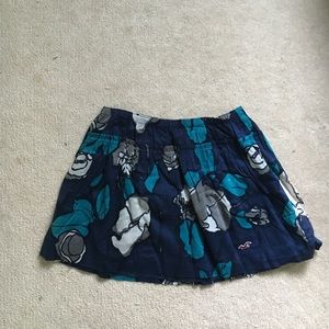 Hollister floral skirt