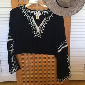 Cropped Boho Top