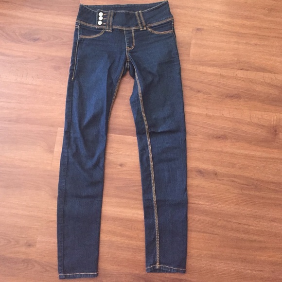 Dark blue jeggins