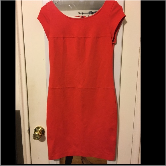 Orange Banana Republic dress