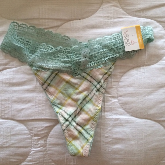 NWT Gilligan & O' Malley thong size M 8-10