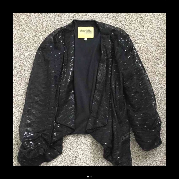 Black Sparkle Blazer. Fits xs-med.