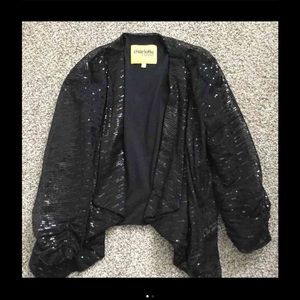 Black Sparkle Blazer. Fits xs-med.