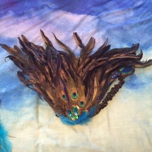 Peacock costume piece