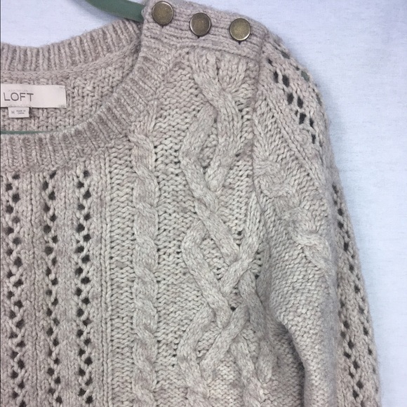 SOLD! Loft Knit Sweater - Picture 3 of 3