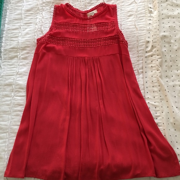 Umgee red baby doll dress