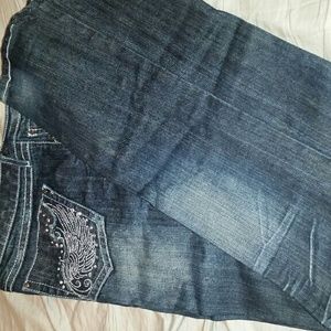 13/14 Long wrangler rock women's jeans