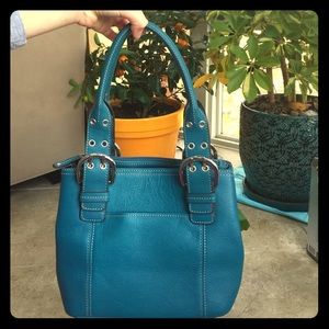 Teal Tignanello handbag