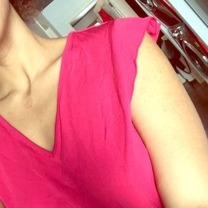 Pink/Fuschia Business-Cas Top