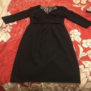 Black midi dress