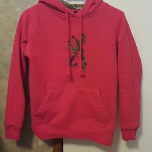 Pink Browning Hoodie