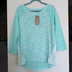 (Teal, Aqua, Tiffany Blue) Light sweater!