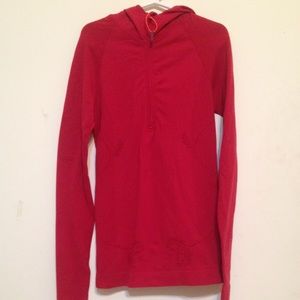Red Zella Stretch Zip Up Hoodie XS