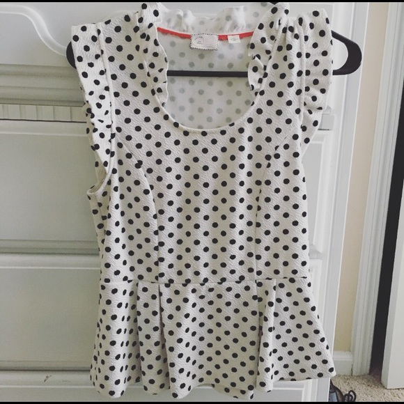 Anthropologie peplum blouse