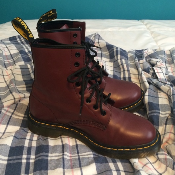 Dr. Martens Women's 1460 in Cherry Red