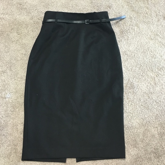 High waist pencil skirt