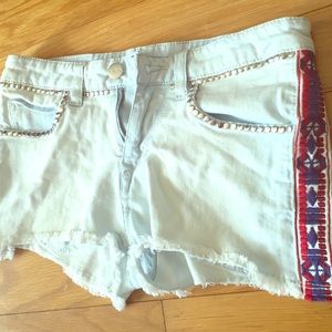 IRO Denim cutoff shorts