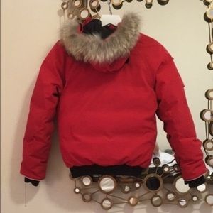 canada goose rundle bomber red canada goose rundle bomber red