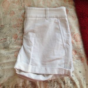 White J. Crew shorts