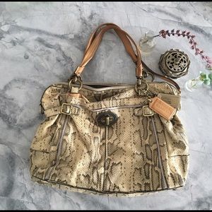 Authentic Coach Python Purse