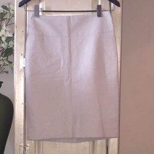 NWOT The Limited light Beige Pencil Skirt