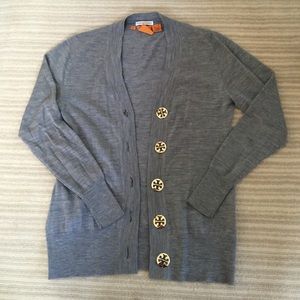 Grey Tory Burch Cardigan