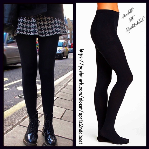 Ellen Tracy Black Tights FLEECE LINED TIGHTS from April's closet on